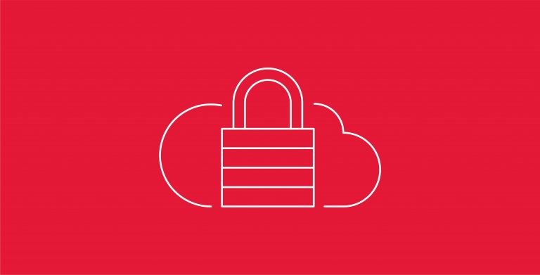 Icon of a cloud and a padlock, symbolizing the concept of vendor lock-in