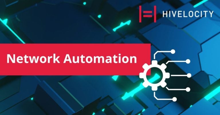 Header image with networking icon and the text "Network Automation"