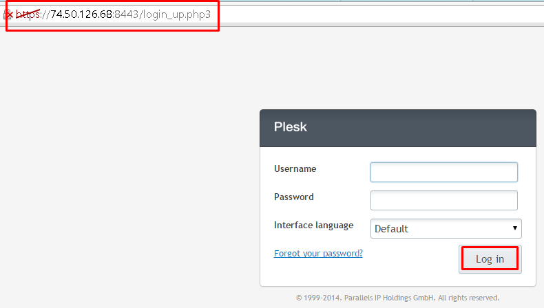 Plesk Login Image 