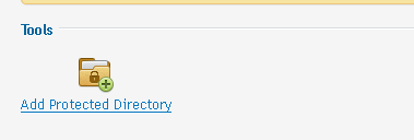 Click Add Protected Directory