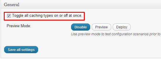 Check Toggle all caching types on or odd at once. 